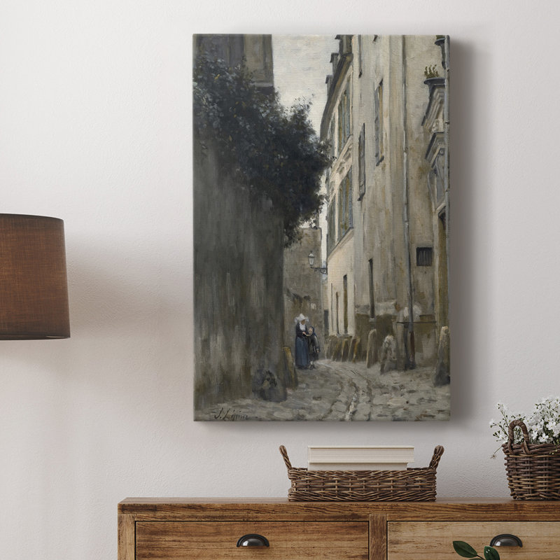 Paysage rétro L XXVII - galerie Cavas, H 12 po x l 8 po