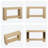 47" Farmhouse Console Table for Entryway, 2-Tier Sofa Table with Storage for Living Room & Hallway-859142388