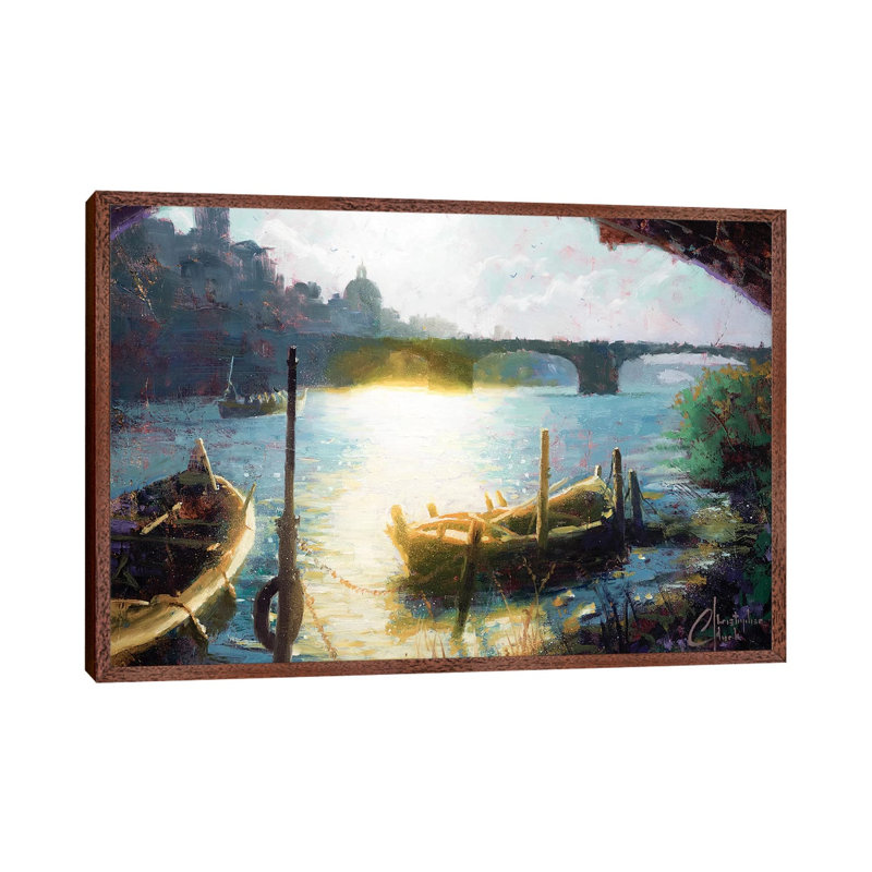 Secrets Of Florence by Christopher Clark - Painting on Canvas, 66.04cm H x 101.6cm W x 3.81cm D