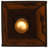 Rustic Lodge 1 - Light Rust Lantern Pendant