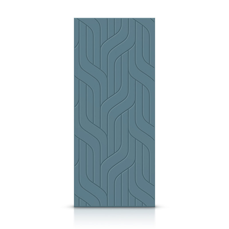 Panelled Manufactured Wood Standard Door, Dignity Blue, 24" x 80"