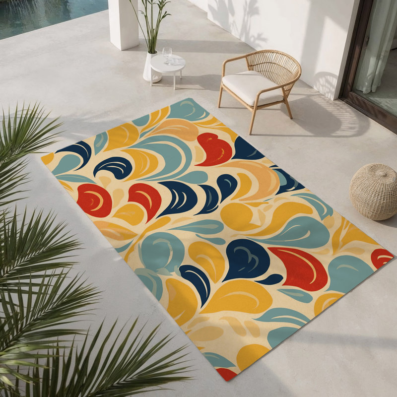 Flashy Stomp Indoor And Outdoor Area Rug, Rectangle 2' x 3'