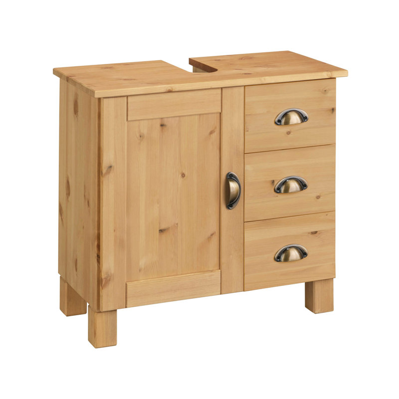 Charry 55cm Kitchen Pantry, Brown