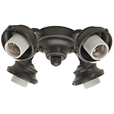 4-Light Ceiling Fan Light Fitter