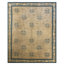 Antique Ningxia Room Size Wool Ivory Rug