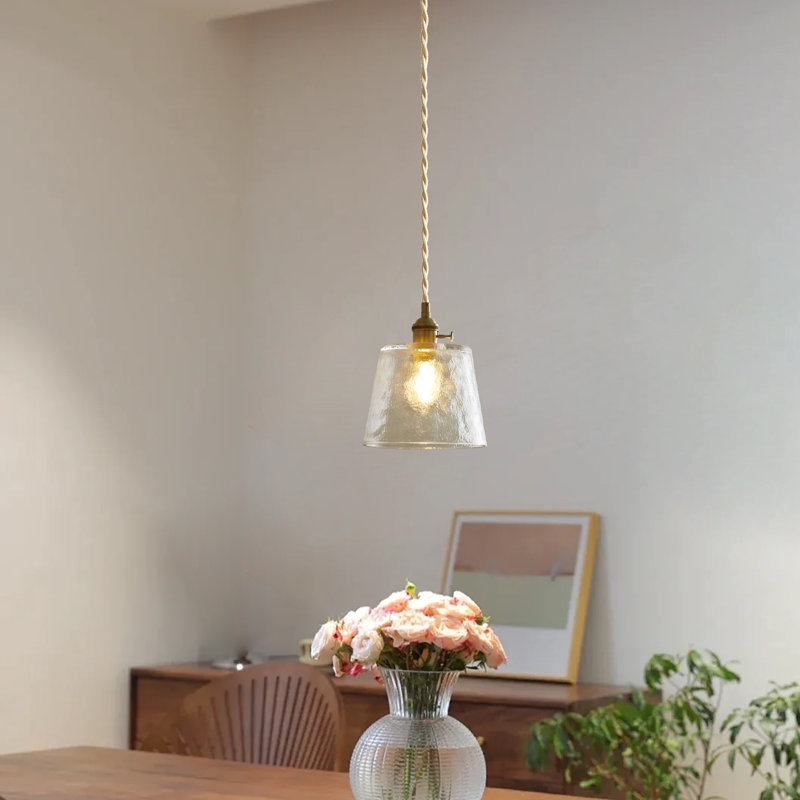 Îlot de cuisine 1 lumière en laiton