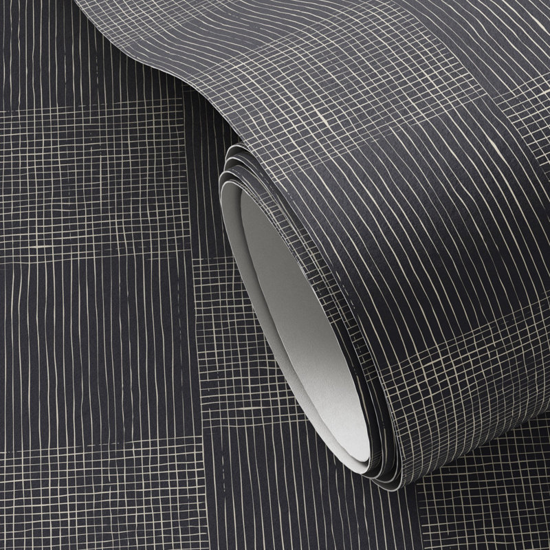Checkers Terralon Wallpaper Roll, Black I
