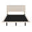 Velvet Floating Bed Frame with LED Lights-155810041-155810039