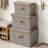 3Pack Large Storage Bins Set,Storage Baskets Pack of 3 Foldable Storage Boxes Cubes with Lids, Fabric Storage Bin Organizer Collapsible Box Containers for Nursery,Closet,Bedroom,Home-1538469825