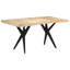 Table de salle à manger en bois de manguier brut-1176850937-1176850943