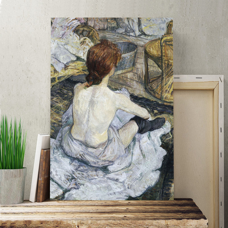 Henri De Toulouse-Lautrec - Wrapped Canvas Painting, 100cm H x 70cm W