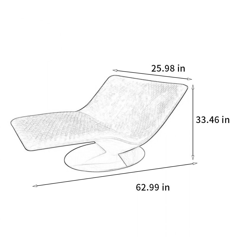 Chaise moderne et écologique, Rouge