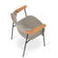 Fauteuil rembourré gris Palu