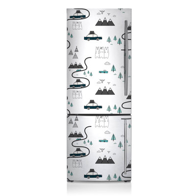 Abstract Door Decal