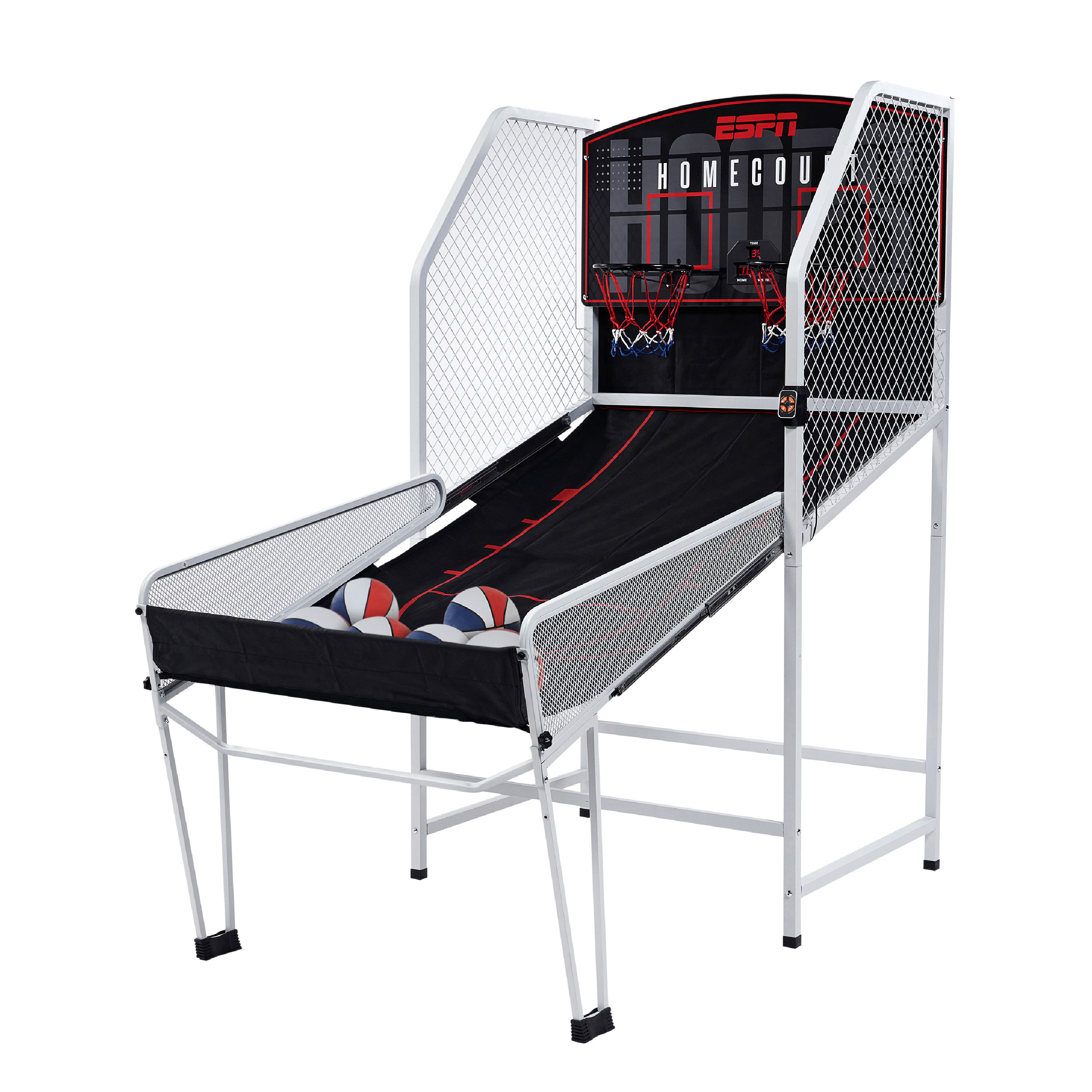 ESPN EZ Fold Indoor Basketball Game for 2 Players with LED Scoring