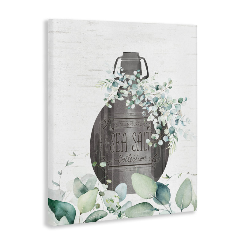 Sea Salt Collection Bottle Canvas, design by Lettered and Lined