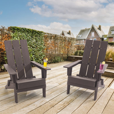 Chaise Adirondack pliante en plastique / résine