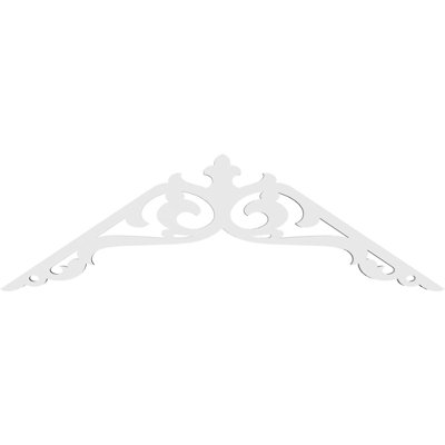 Amber Signature Urethane Gable Pediment, Primed Tan