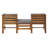 Acacia Patio Sofa with Cushions and Ottoman-1000791903-977936984