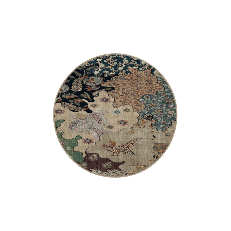 Tapis décoratif lavable à motifs Modern Modern, Tapis de couloir 3 pi 3 po x 9 pi 10 po