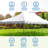 20' x 30' Weekender Pole Party Tent, White-94075385-94075387