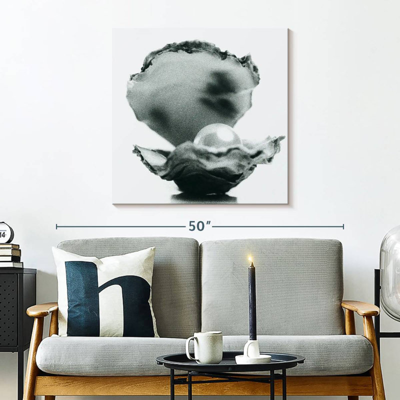 Perle d'huître monochromatique Brampt, H 30 po x l 30 po
