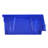 Plastic Storage Bin, (11-Inch x 5-Inch x 5-Inch), Hanging Stackable Storage Organizer Bin, Blue/Red, 12-Pack, Heavy Duty Stacking Containers for Closet, Kitchen, Office, or Pantry Organization