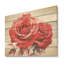 Red Roses Reson - Roses, art sur bois de pin naturel-1965725467