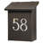 Classic Brass Wall Mounted Mailbox