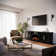 Modern Ember Channing 80-In Smart Electric Fireplace TV Stand With 26” Firebox Heater