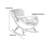 Ergonomically comfortable rocking chair