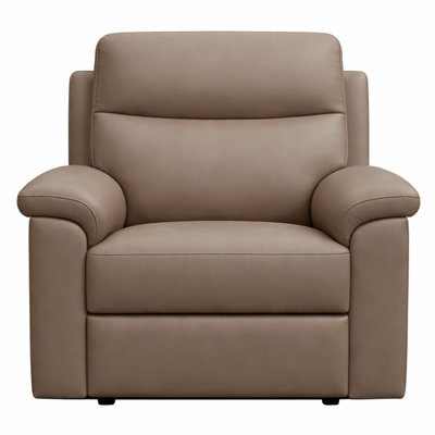 Alessandrina Real Leather Power Recliner Armchair with USB Charging