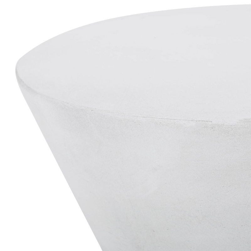 Outdoor Lightweight Concrete Side Table （Only Include Table)