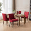 Chaise d'appoint en bois massif-2114431453