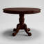 Aala Round Solid Wood Base Dining Table