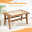 Chaise d'appoint Mid-Century moderne avec repose-pieds