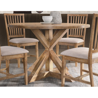 Kowalsky 47.5" Pedestal Dining Table by Laurel Foundry Modern Farmhouse