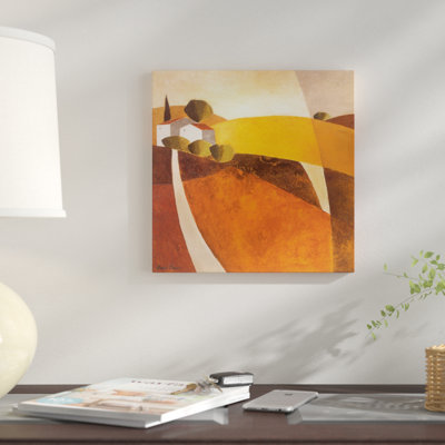 «Country Road I» par Hans Paus - Giclée sur toile tendue avec châssis