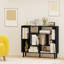 Open Bookshelf Modern Geometric Bookcase-205413303