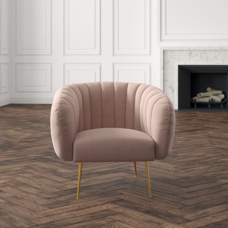 Metro Barrel Chair, Rosa Pink 