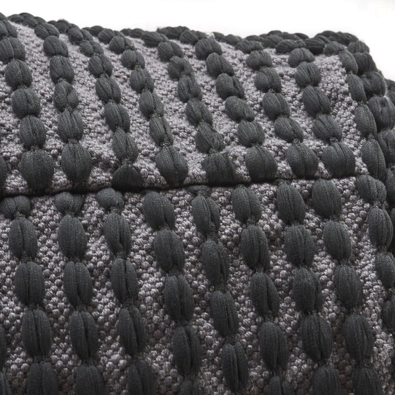 Pouf cylindrique River River, Noir