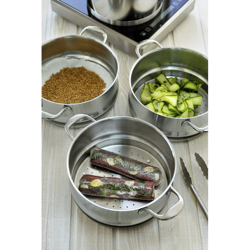 Demeyere Atlantis Pot Insert, 4.57" H x 13.86" W x 9.37" D