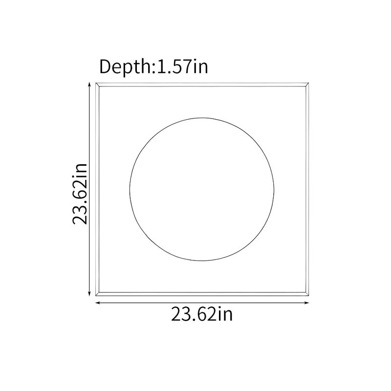 Simple square decor