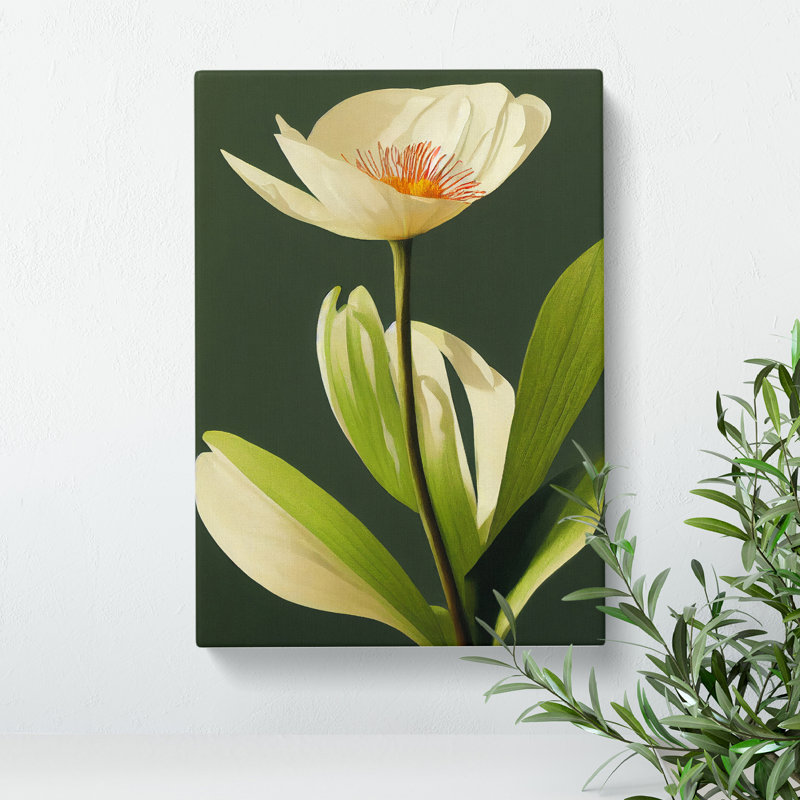 A Seductive Flower - Wall Art, Wrapped Canvas, 50cm H x 35cm W x 3cm D, No Matte