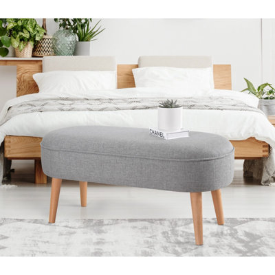 Cormier 100cm Wide Rectangle Solid Colour Cocktail Ottoman