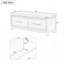 Banc à chaussures avec coussin amovible, banc de rangement pour hall d'entrée-224266782