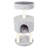 PETMAKER 3-Tier Round Cat Tower ' Large Cat Condo Napping Perch and 4 Sisal Rope Scratching Posts