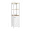 Avec armoire à quatre portes et quatre tablettes-999225169