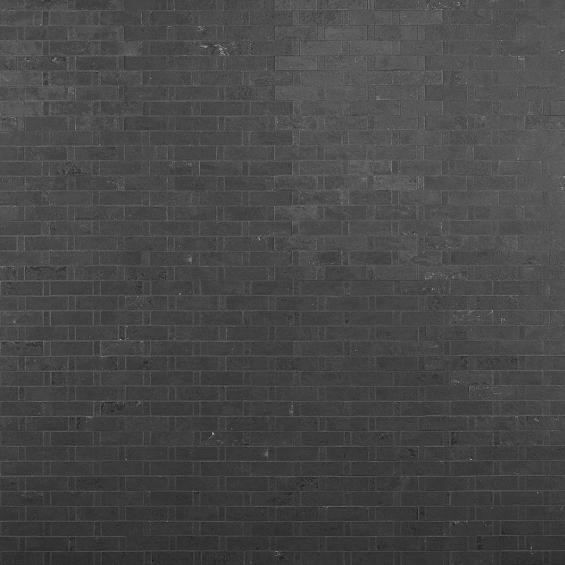 Portrait Weave Matte Porcelain Mosaic, Black Gold