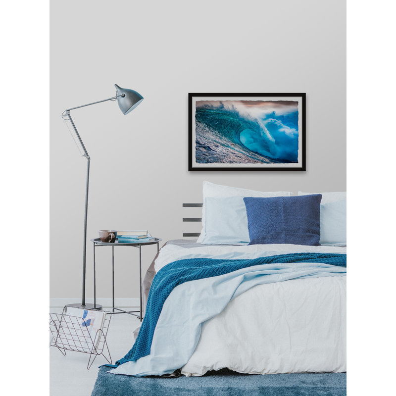 «The Perfect Wave», reproduction encadrée, H 8 po x l 12 po x P 1,5 po